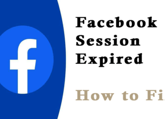 Facebook Session Expired